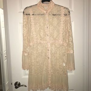 Vintage style lace top